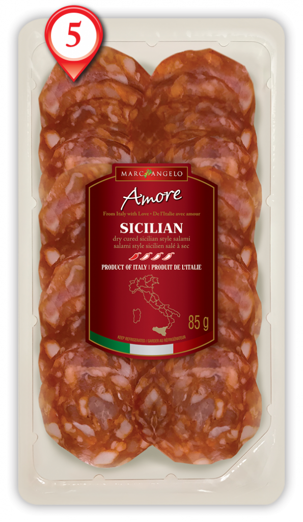 Amore Sicilian dry cured Sicilian style salami